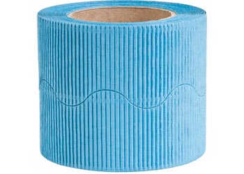 Corrugated Border Roll 60mm x 30m Blue