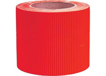 Corrugated Border Roll 60mm x 30m Red