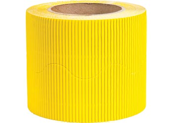 Corrugated Border Roll 60mm x 30m Yellow