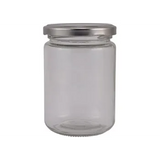 Glass Storage Jar 370 ml - Pack of 6