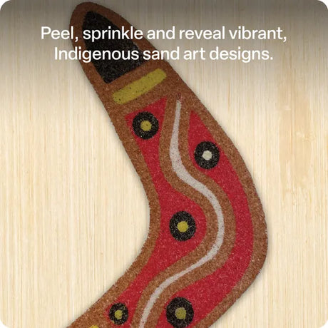 Luke Mallie Sand Art Boomerangs - Pack of 20