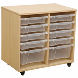 Natural Spaces Double Width Storage & Trays