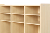 Natural Spaces 16 Space Storage Unit with 16 Woven Baskets