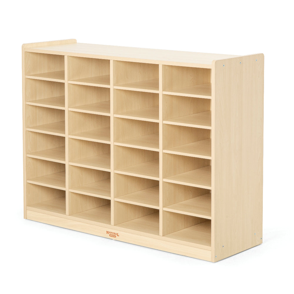 Natural Spaces 24 Space Storage Unit with Woven Baskets