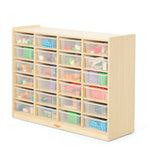 Natural Spaces - Storage Unit with 24 Small Trays