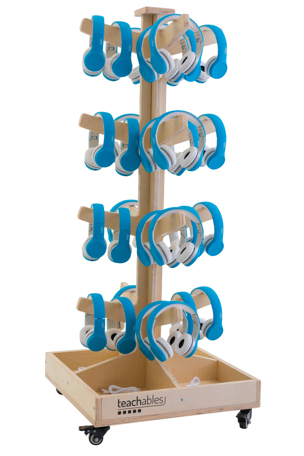 Headphone Tree with 30 Headphones