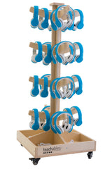 Headphone Tree with 30 Headphones