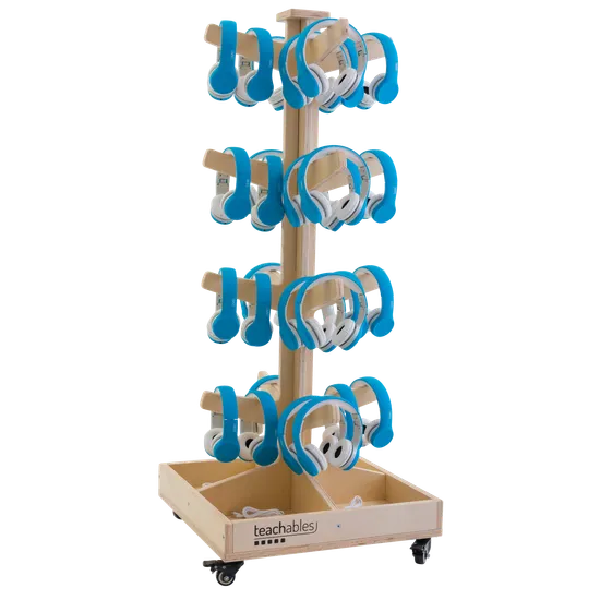 Headphone Tree with 30 Headphones