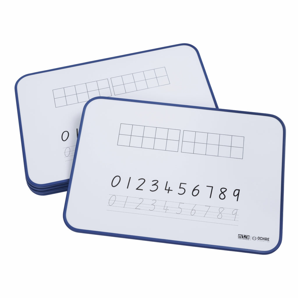 Ochre Magnetic Student Mini Whiteboard – Foundation - Pack of 5