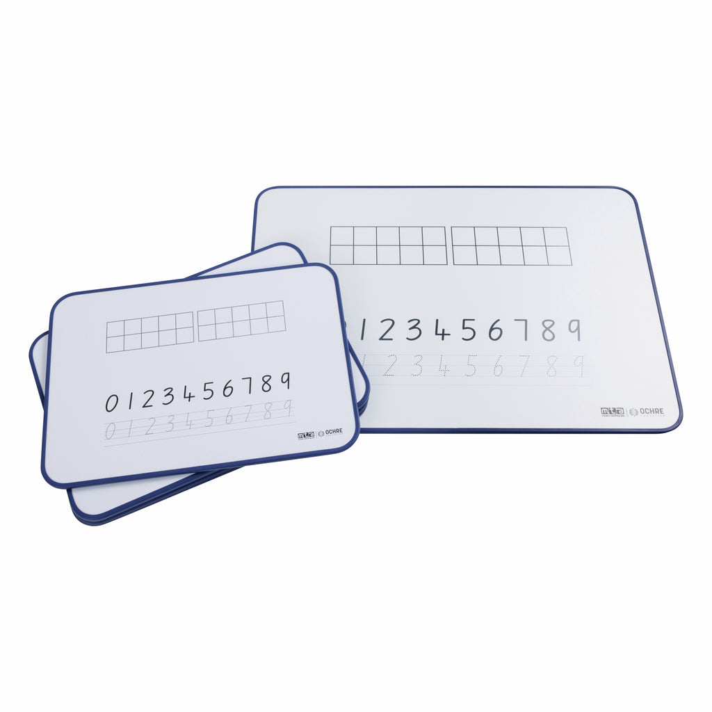 Ochre Magnetic Student Mini Whiteboard – Foundation - Pack of 5