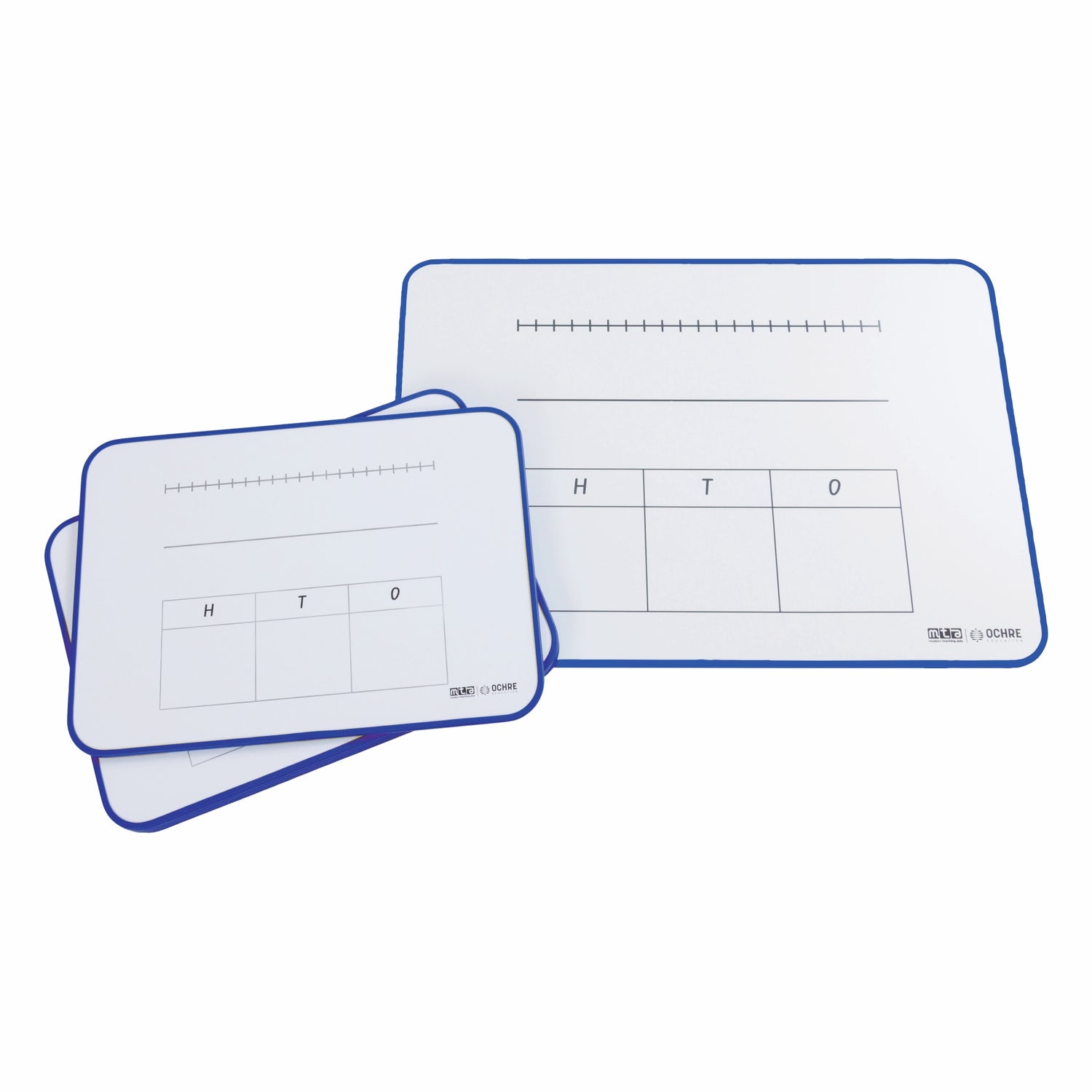Ochre Magnetic Student Mini Whiteboard – Year 1 – Pack of 5