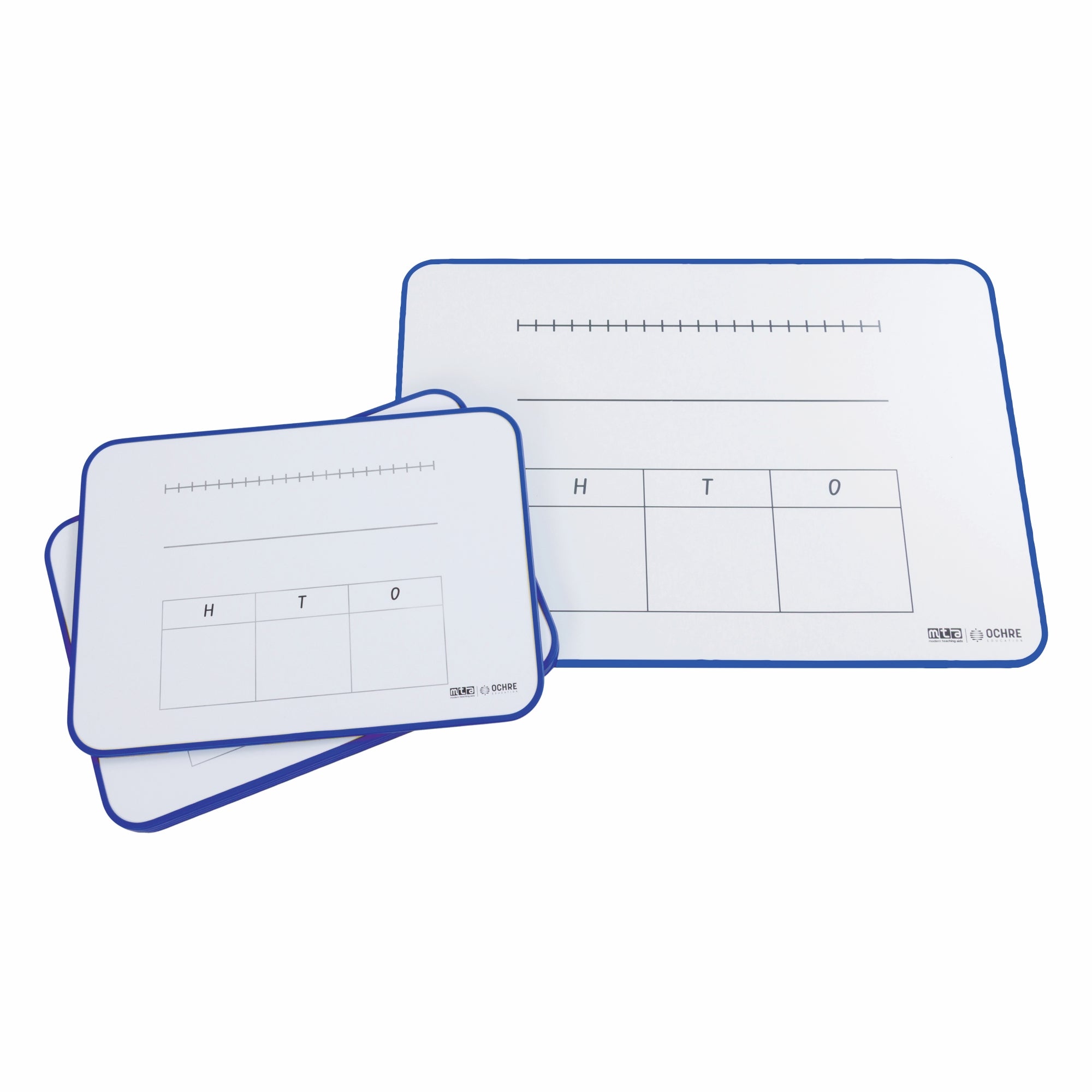 Ochre Magnetic Student Mini Whiteboard – Year 1 – Pack of 5