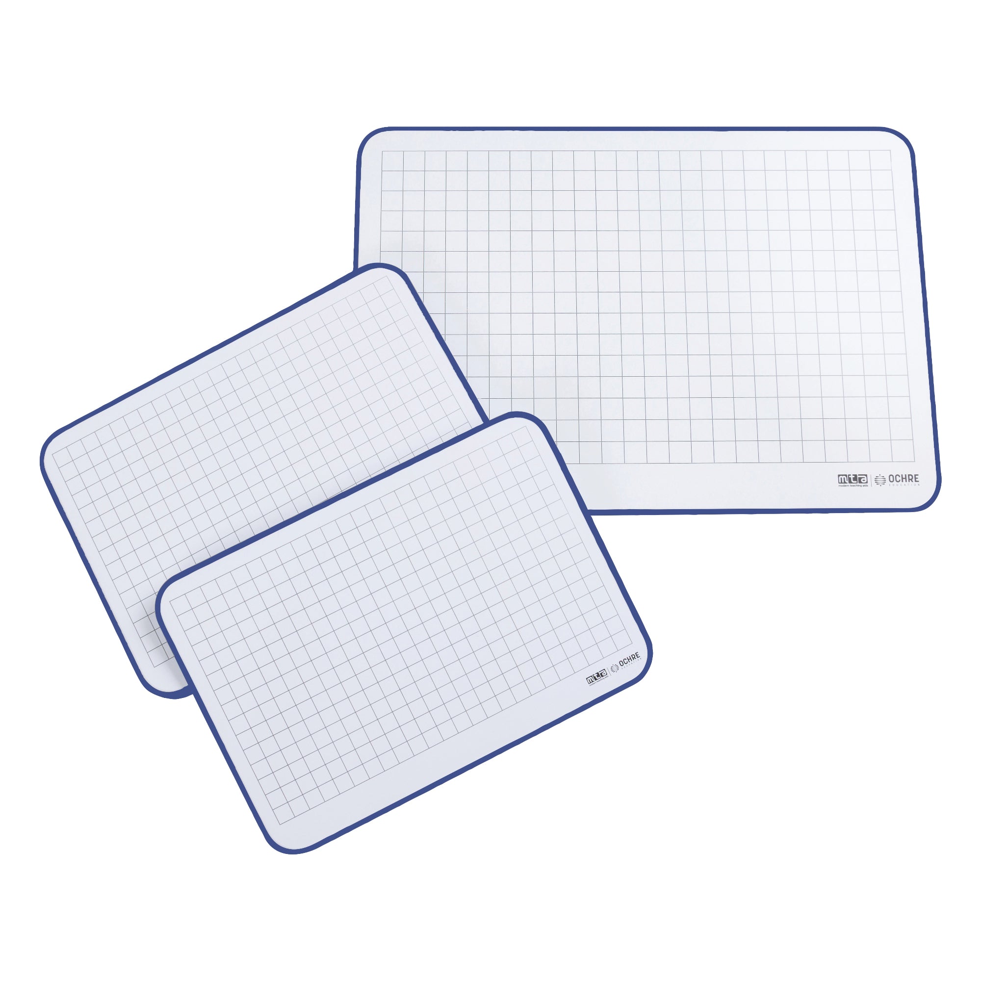 Ochre Magnetic Student Mini Whiteboard – Year 7-10 – Pack of 5