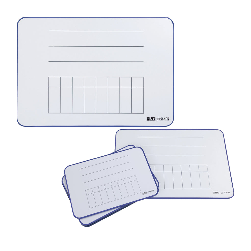 Ochre Classpack Whiteboards – Maths Year 5-6