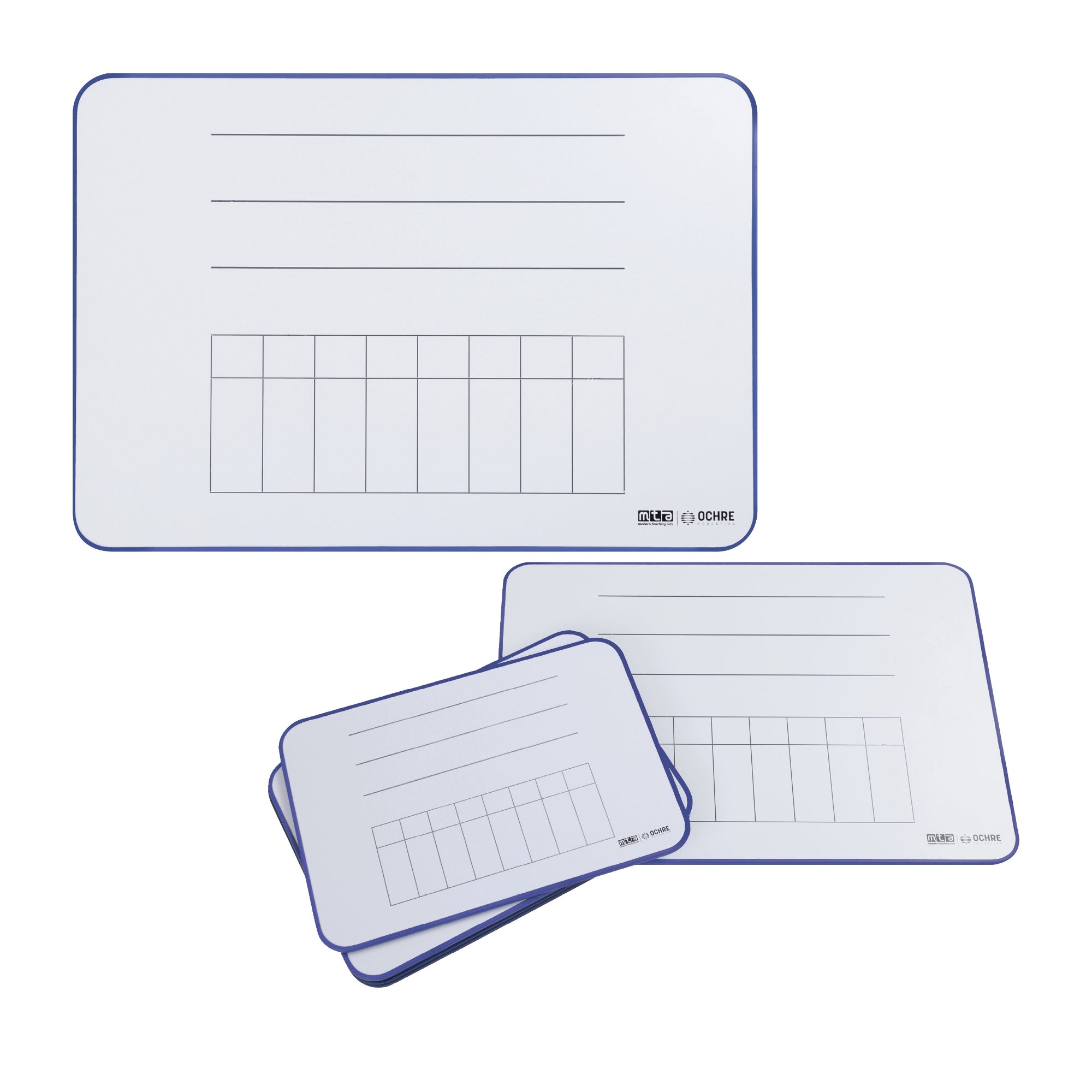 Ochre Classpack Whiteboards – Maths Year 5-6