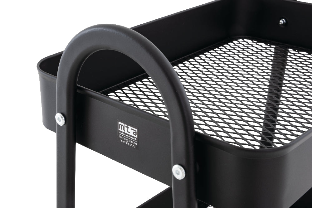 Teachables 3 Tier Storage Trolley Black