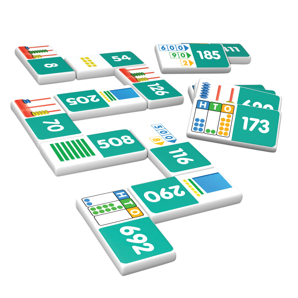 Place Value Dominoes - Number Understanding Game
