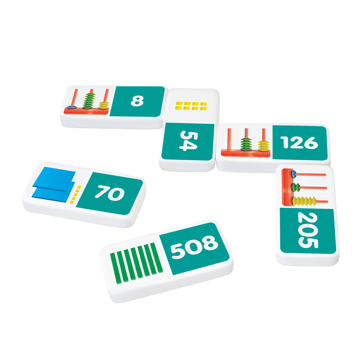 Place Value Dominoes - Number Understanding Game