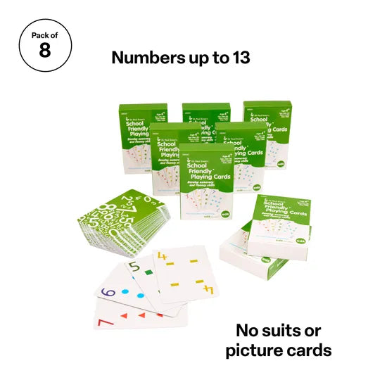 School Friendly Playing Cards 8 Pack (Paul Swan)