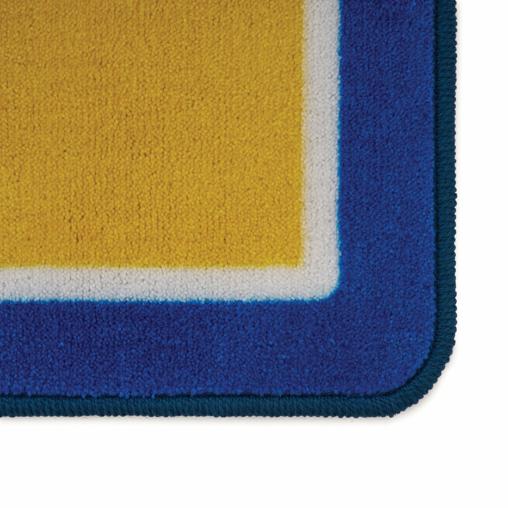 Colour Squares Placement Rug - 24  Squares