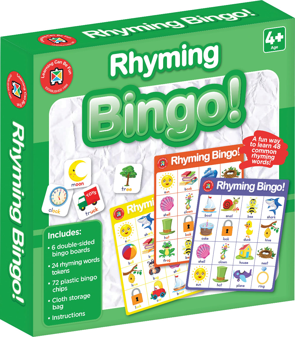 Rhyming Words Bingo