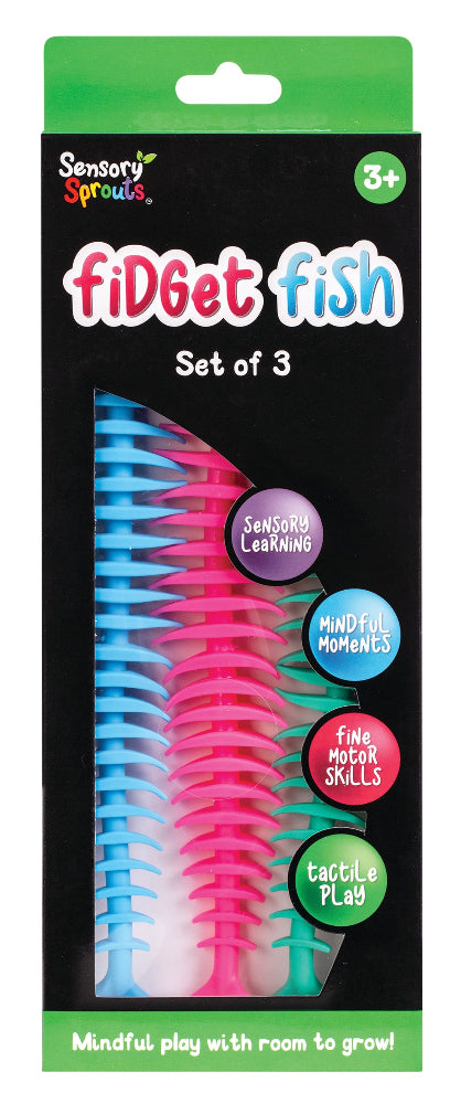 Sensory Sprouts Fidget Fish 3pk