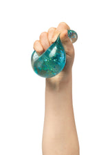 Sensory Sprouts Galaxy Glitter Balls - Blue Orange Green