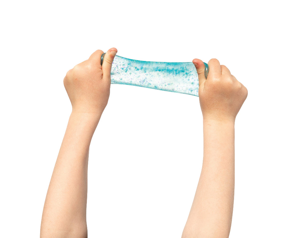 Sensory Sprouts Galaxy Glitter Balls - Blue Orange Green