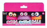 Sensory Sprouts Mindful Monster Balls - pink purple orange
