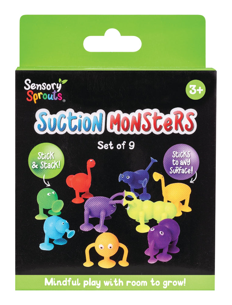 Sensory Sprouts Suction Monsters - Set of 9