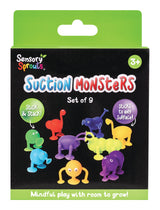 Sensory Sprouts Suction Monsters - Set of 9