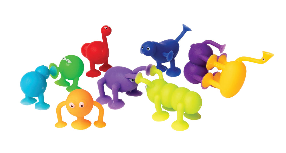 Sensory Sprouts Suction Monsters - Set of 9