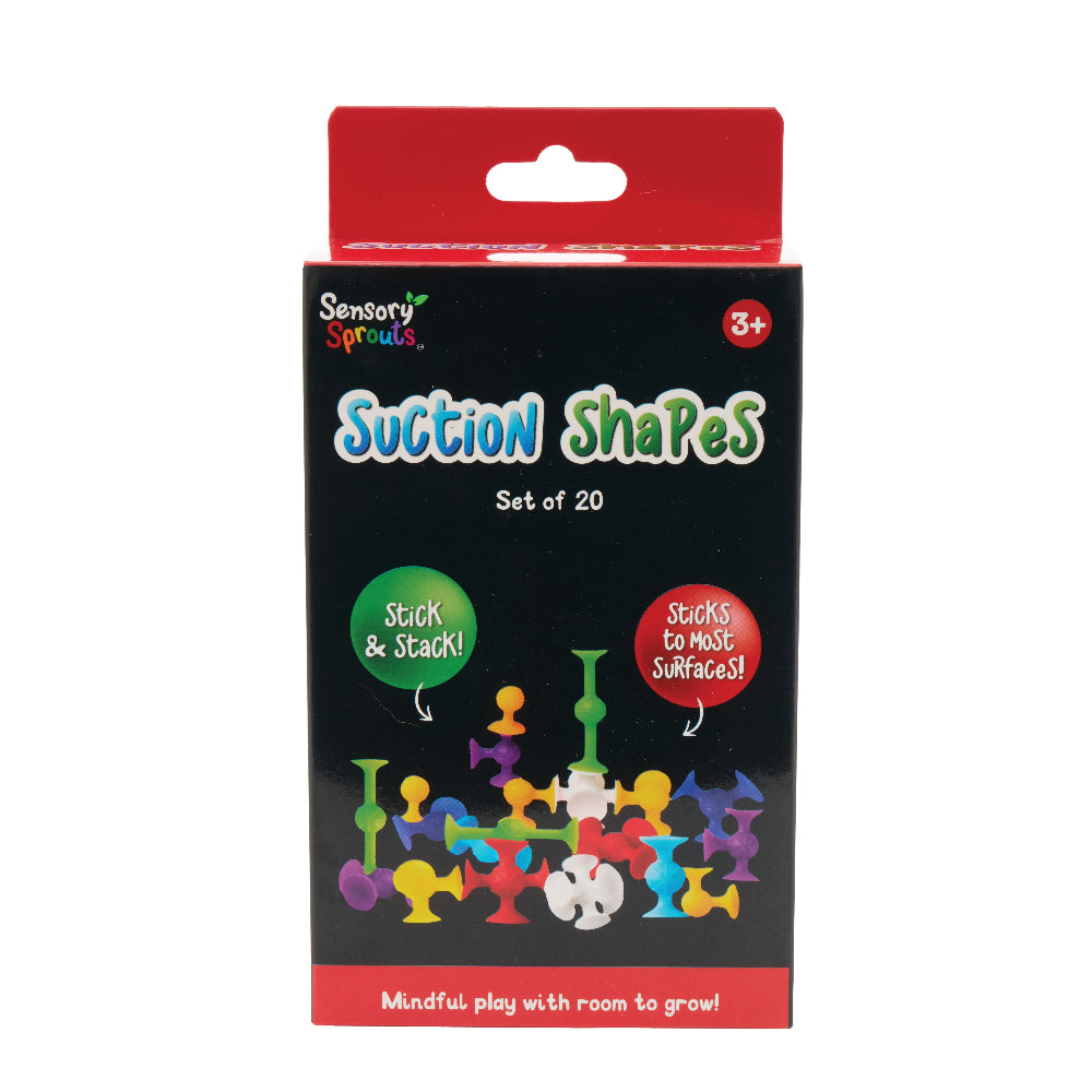 Sensory Sprouts Suction Shapes - Set of 20