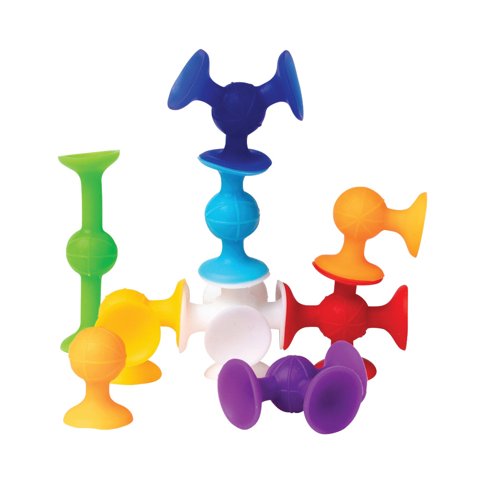 Sensory Sprouts Suction Shapes - Set of 20