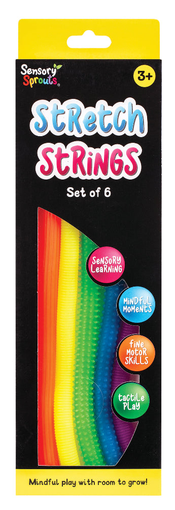 Sensory Sprouts Stretch Strings 6pk