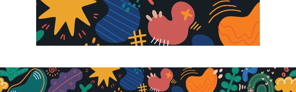 Night Brights Abstract Border – Pack of 12