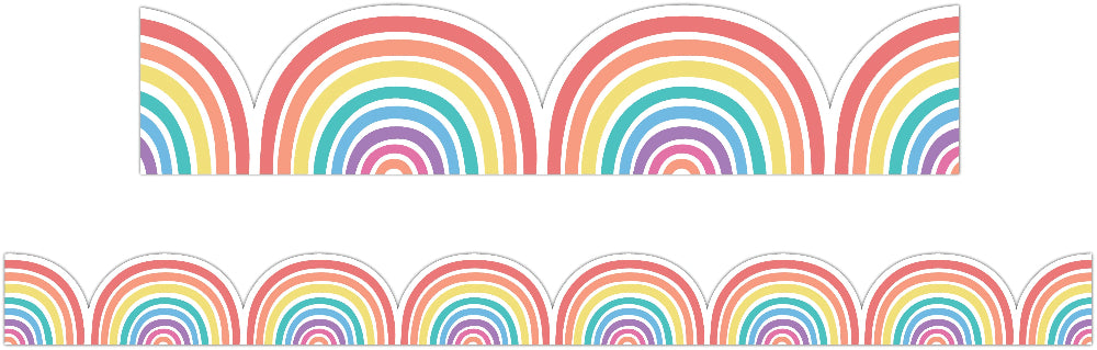 Rainbow Die-cut Border – Pack of 12
