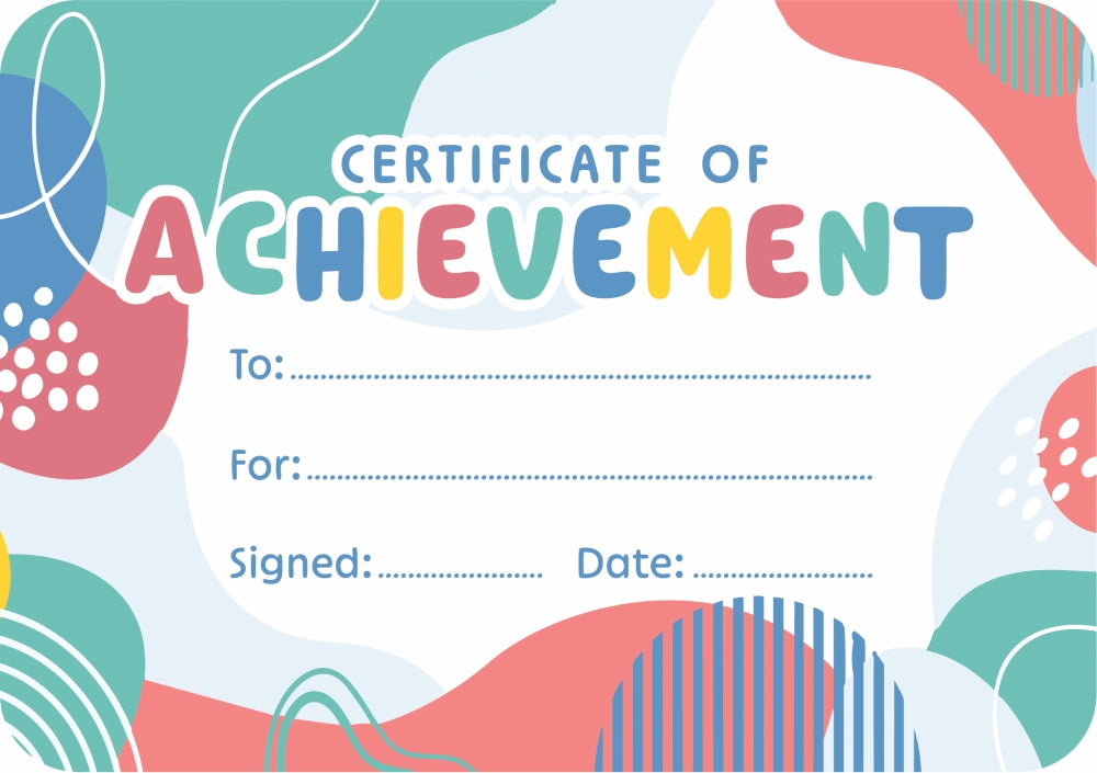 Growing Minds Achievement Certificates - Pack of 30