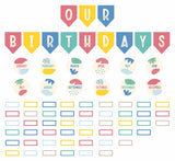 Growing Minds Birthday Bulletin Board Set