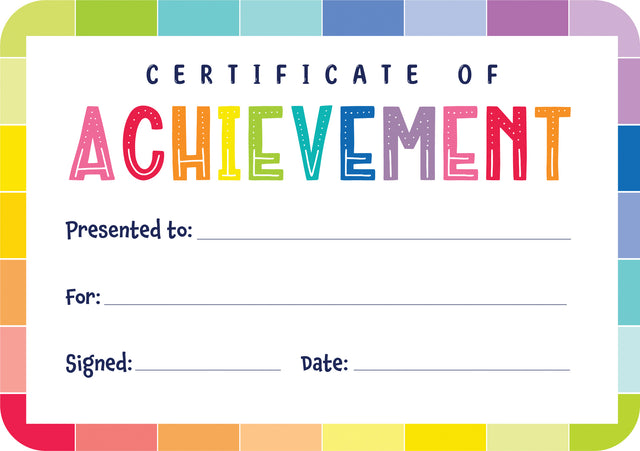 Giggle & Grow Achievement Certificates - Pack of 30