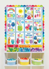 Giggle & Grow Classroom Rules Poster - Set of  12