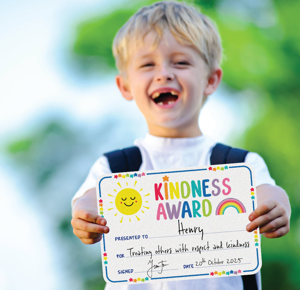 Giggle & Grow Kindness Award Certificates - Pack of 30