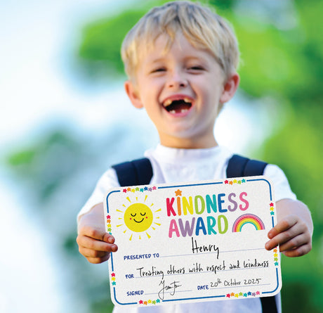Giggle & Grow Kindness Award Certificates - Pack of 30