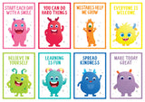 Giggle & Grow Motivational Poster - Set of  8