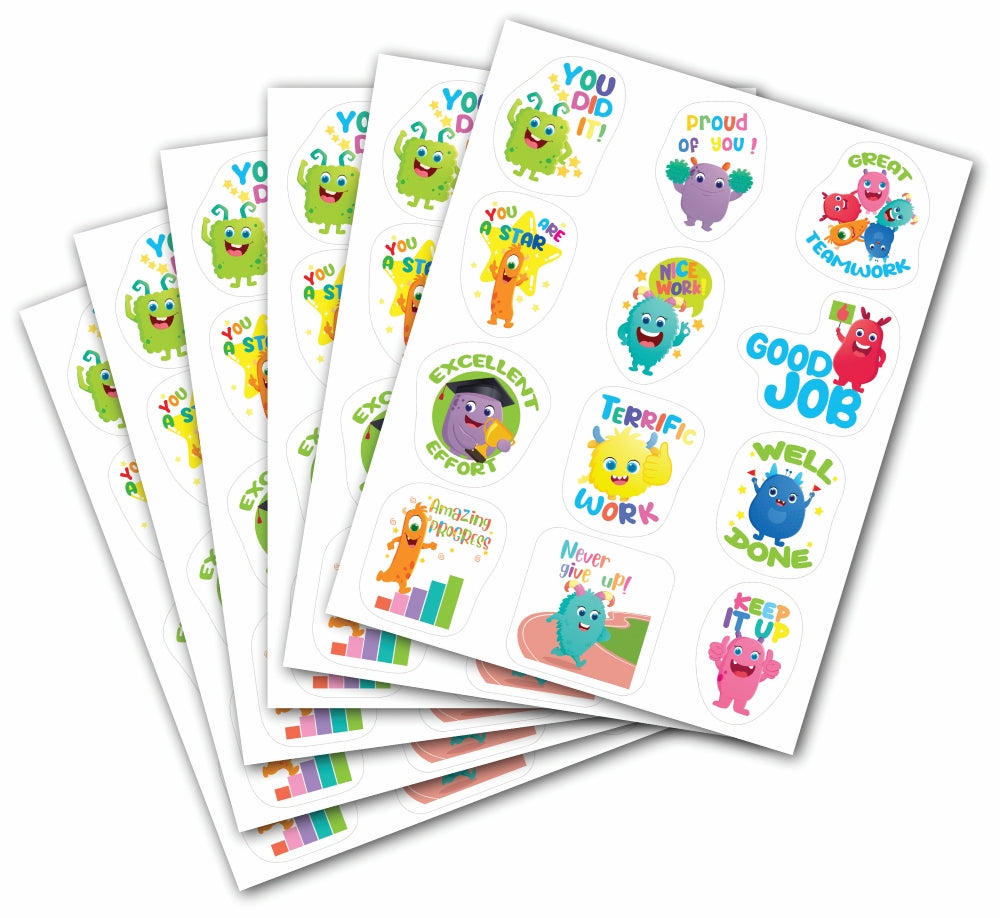 Giggle & Grow Motivational Stickers - Pack of 72