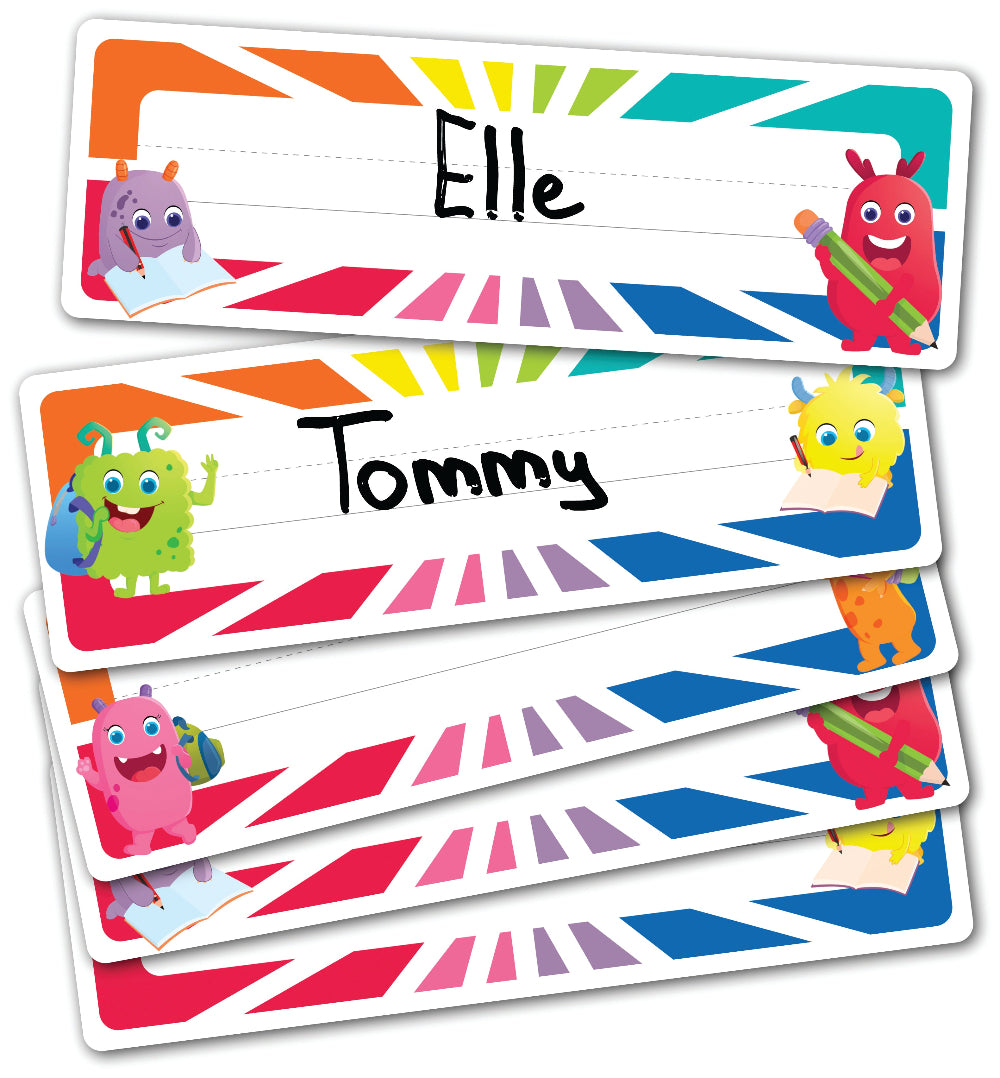 Giggle & Grow Adhesive Name Plates - Pack of 30