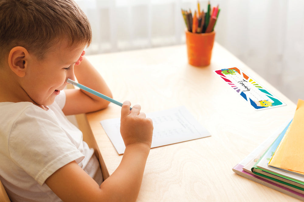 Giggle & Grow Adhesive Name Plates - Pack of 30