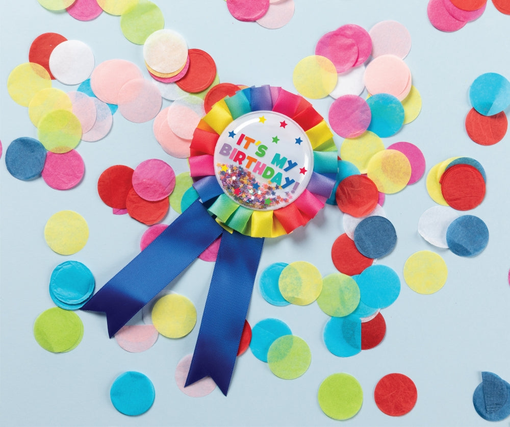 Giggle & Grow Rainbow Birthday Badge