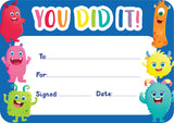 Giggle & Grow You Did It Certificates - Pack of 30