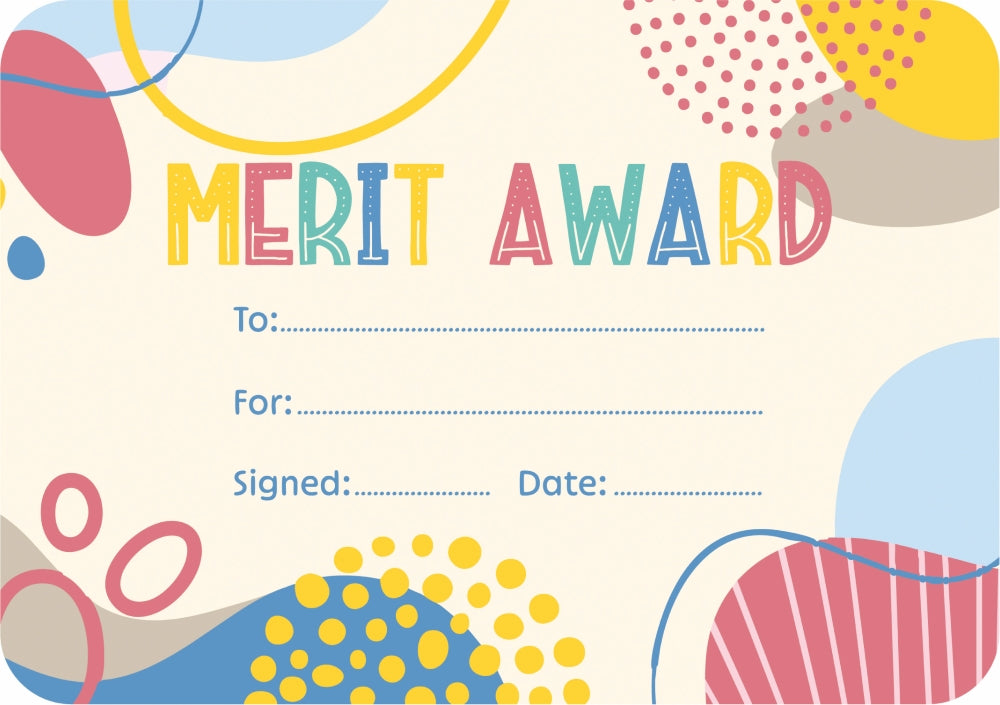 Growing Minds Merit Award Certificates - Pack of 30
